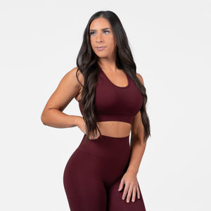 seamless heritage bra wine