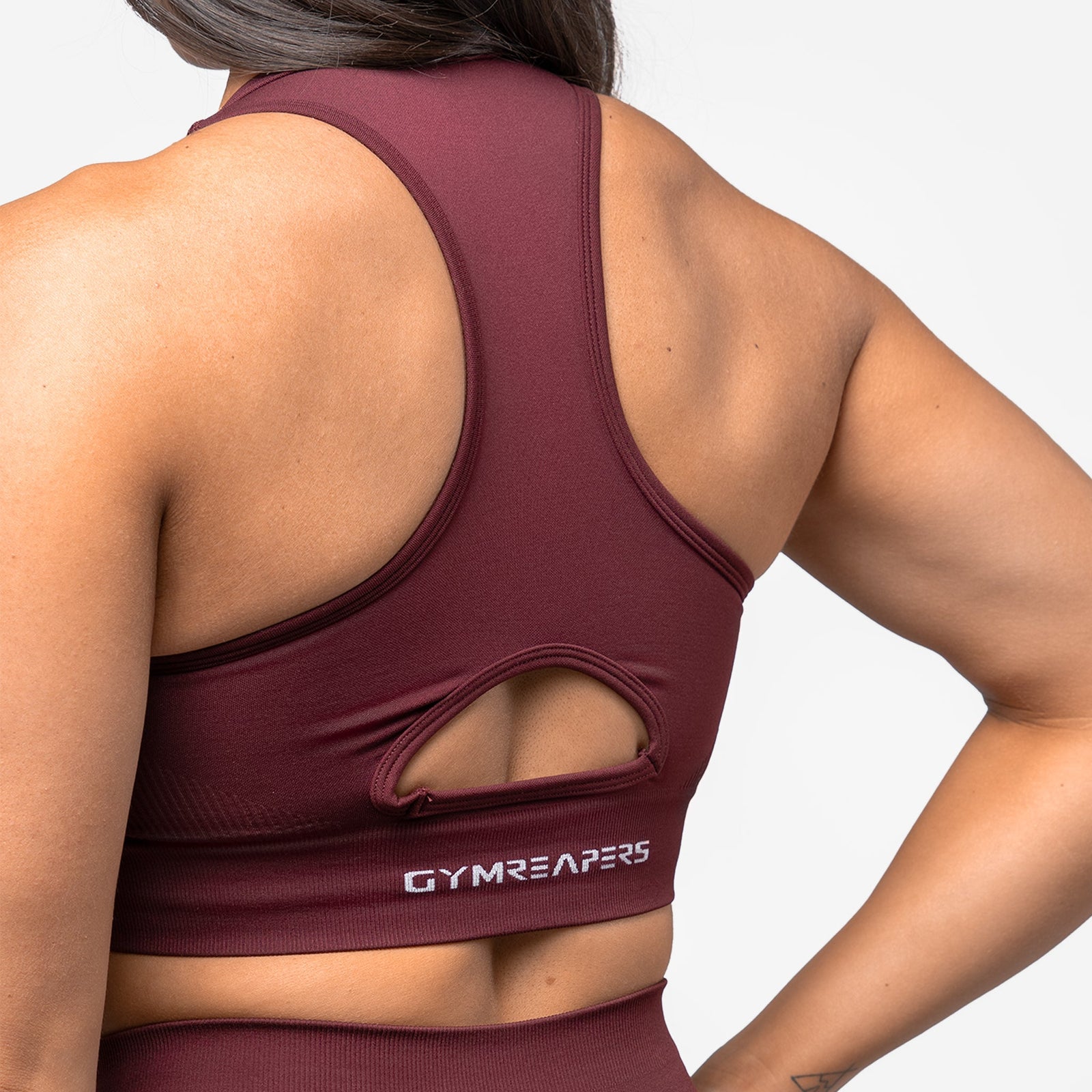 seamless heritage bra wine