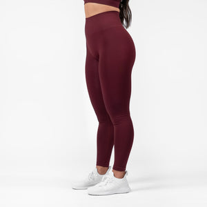 seamless leggings wine side