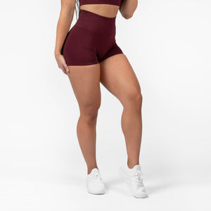 seamless shorts wine