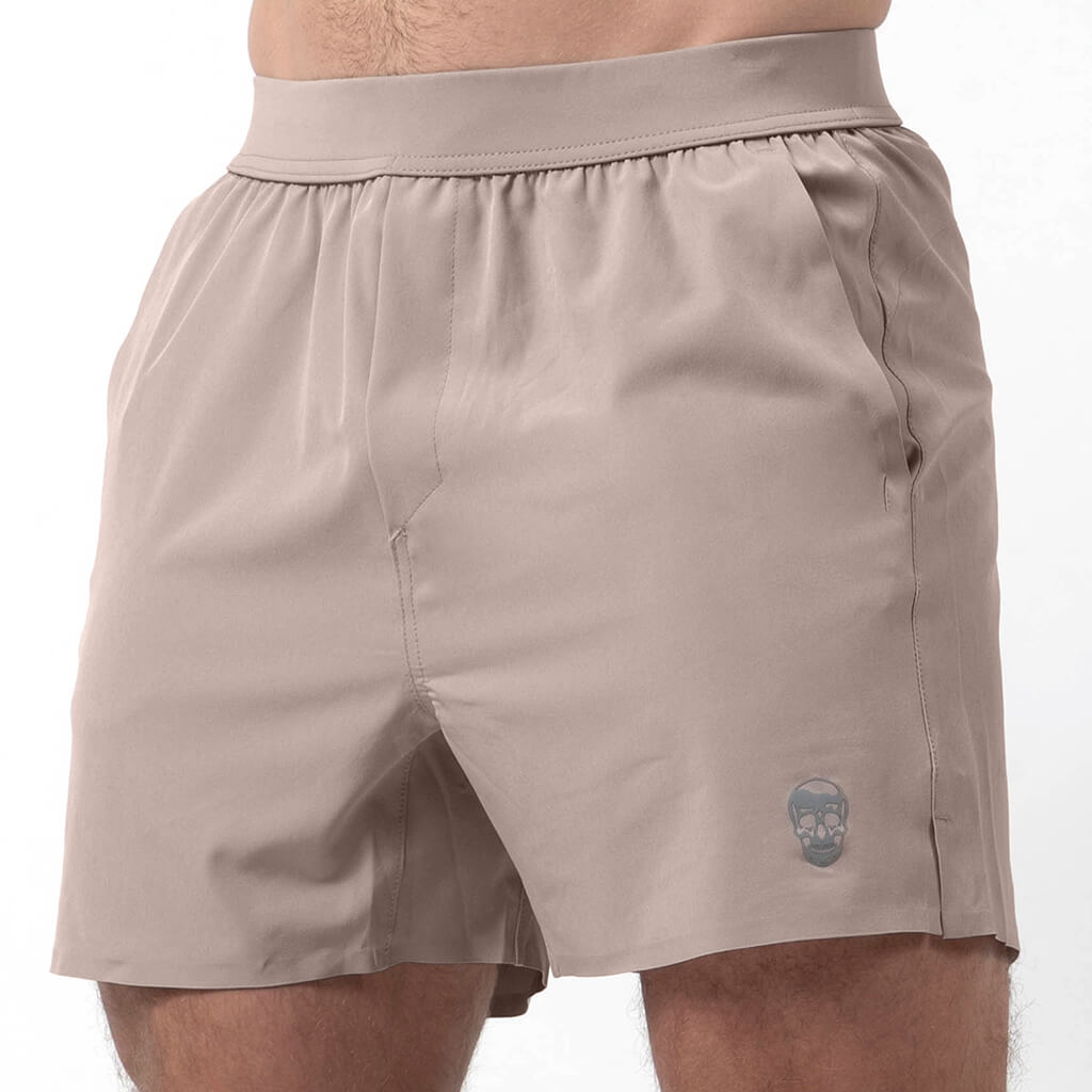 taupe shorts front
