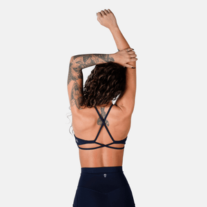 best sports bra navy