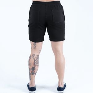 sweat shorts black back