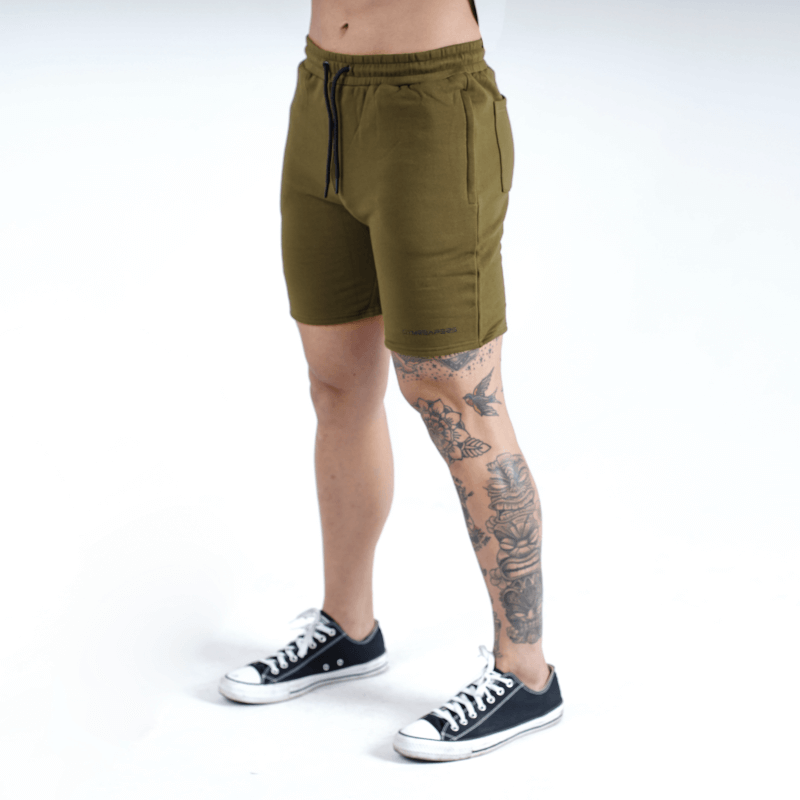 essential sweat shorts in green