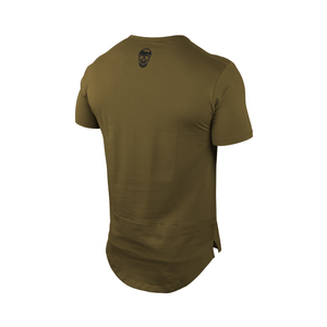 short sleeve tee gymreapers od green back