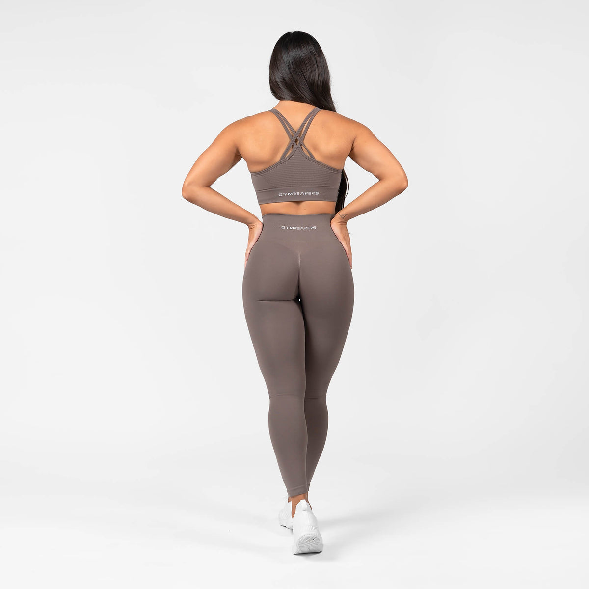 seamless leggings toffee set