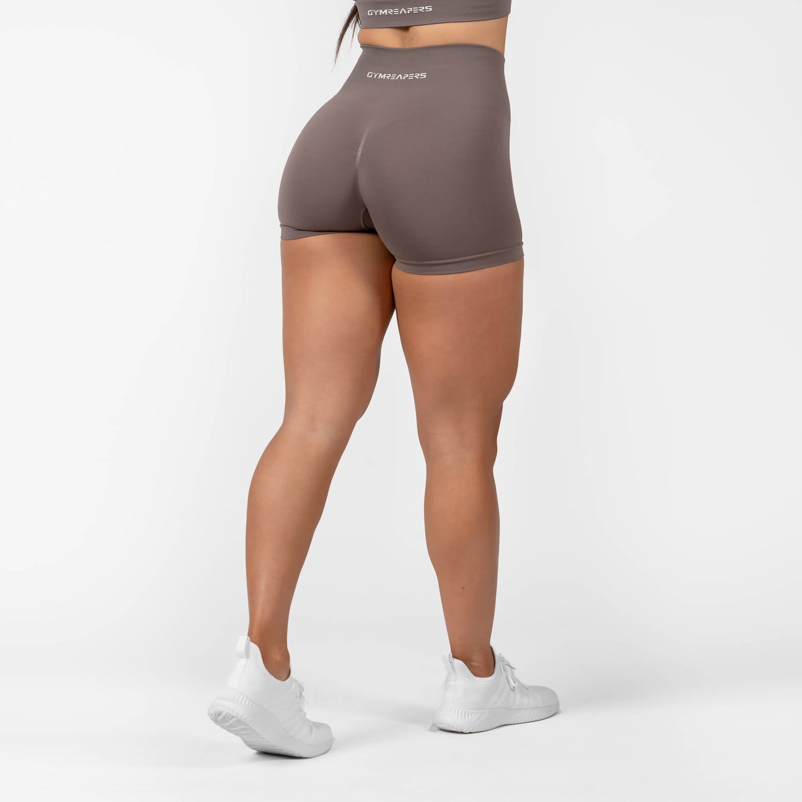 seamless shorts toffee