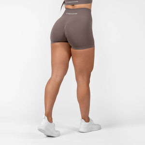 seamless shorts toffee