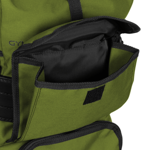 cordura gym bag green pocket
