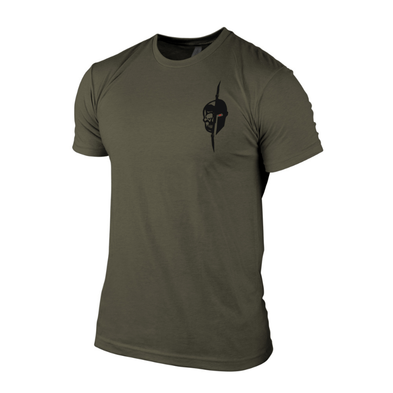 united machine tee front green