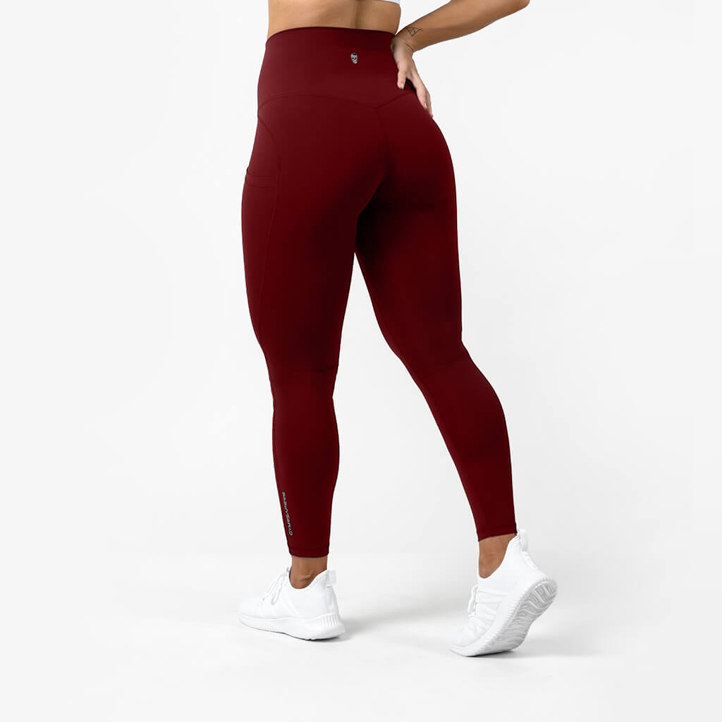 victory leggings red back