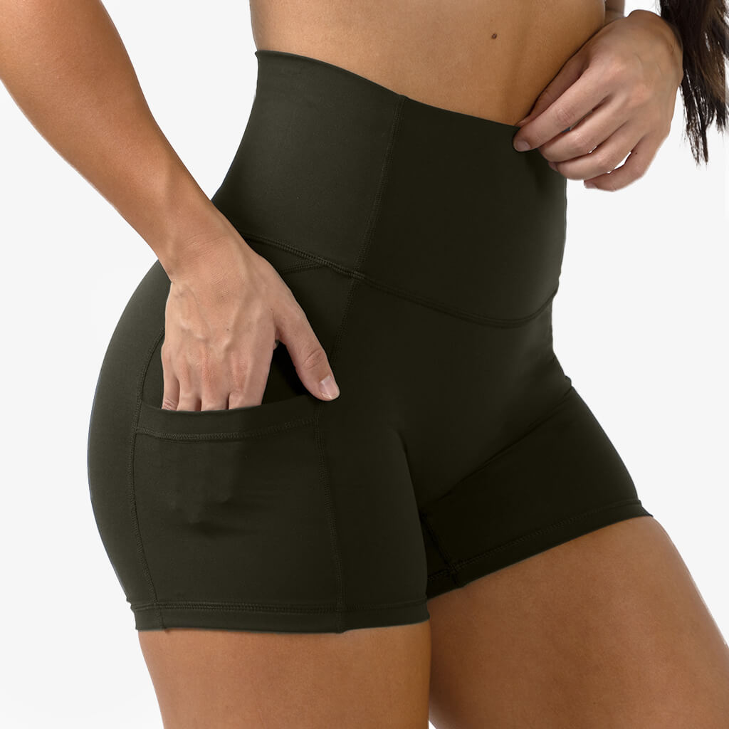 victory shorts green pocket 