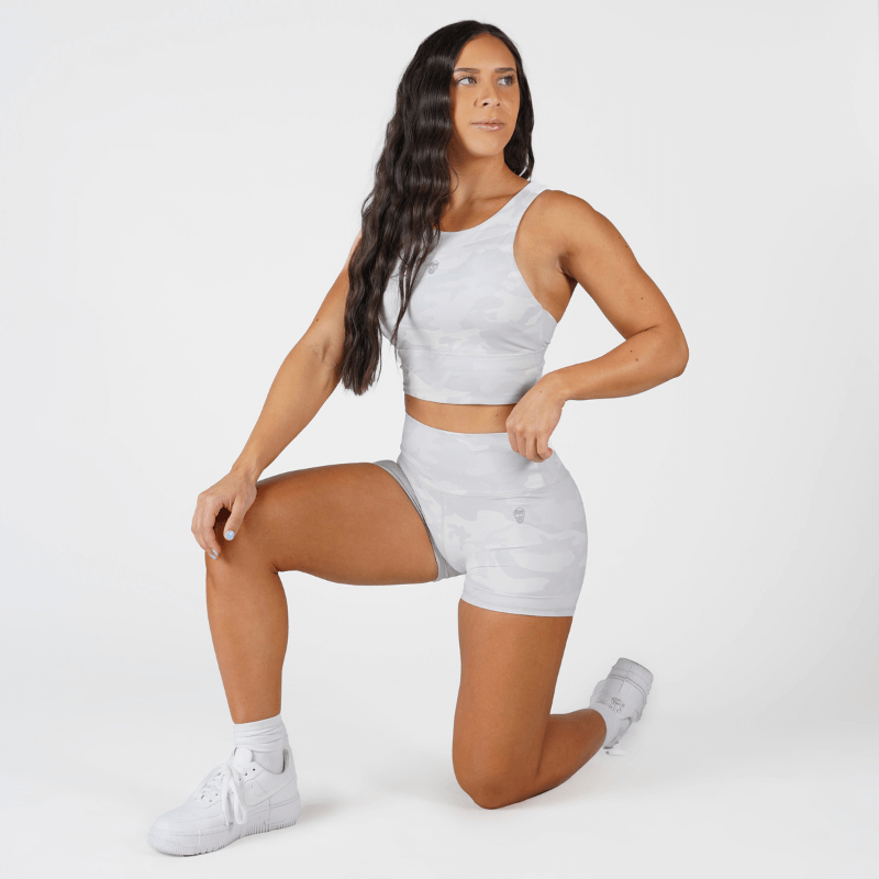 womens camo training shorts