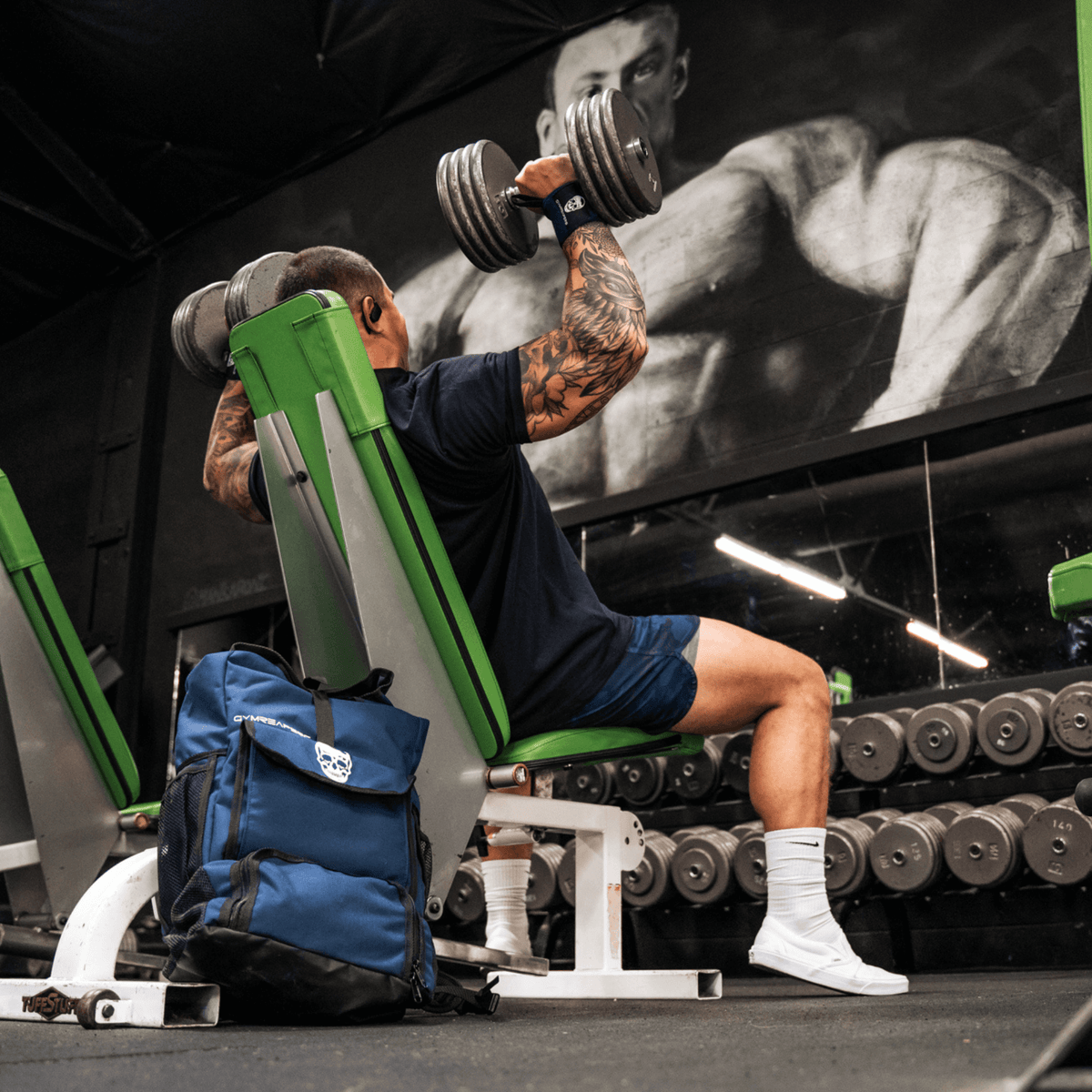 wrist wraps incline bench