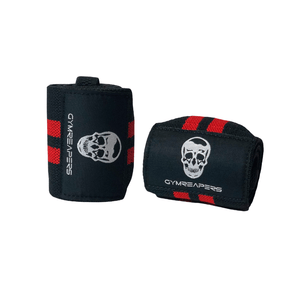 wrist wraps black red